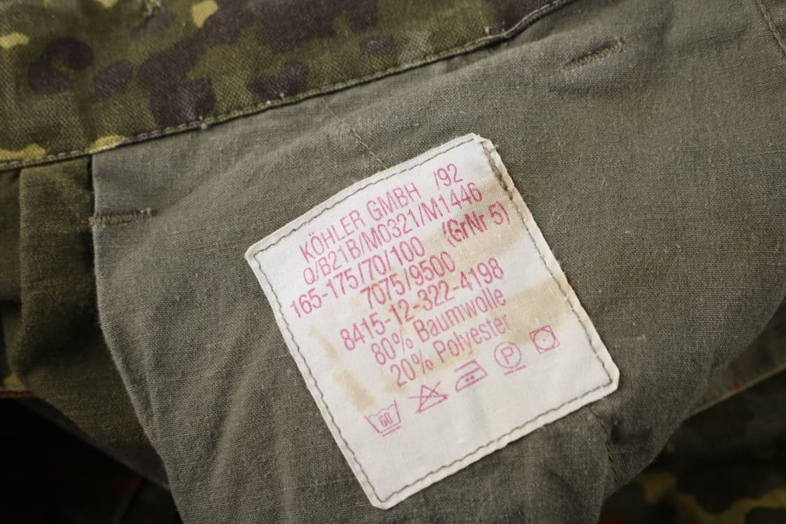 [38인치] 80's 독일군 플랙탄 밀리터리 팬츠 상품이미지5