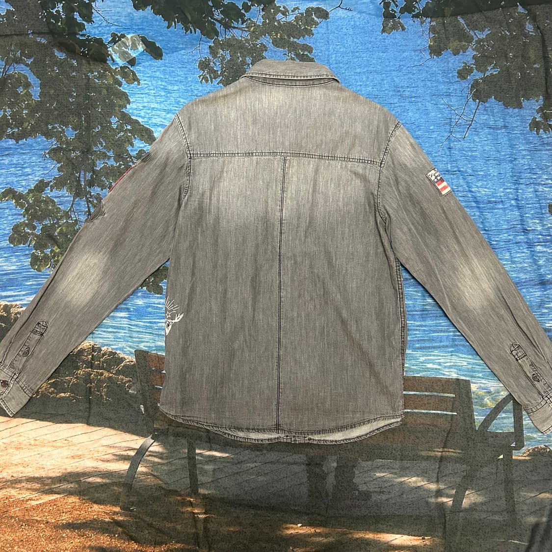 Jeep Patch Denim Shirt 상품이미지3