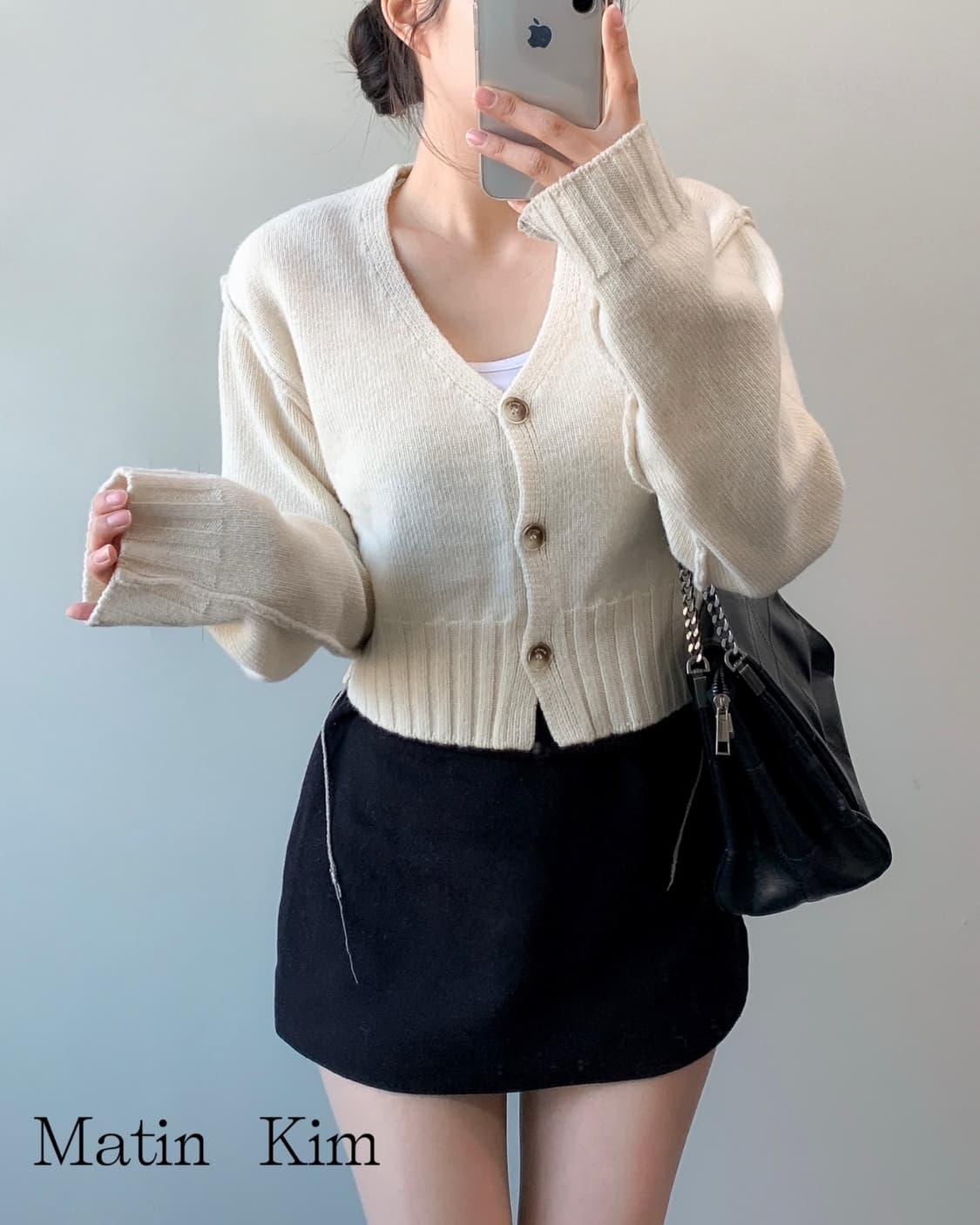 마뗑킴 스티치 포인트 가디건 상품이미지2