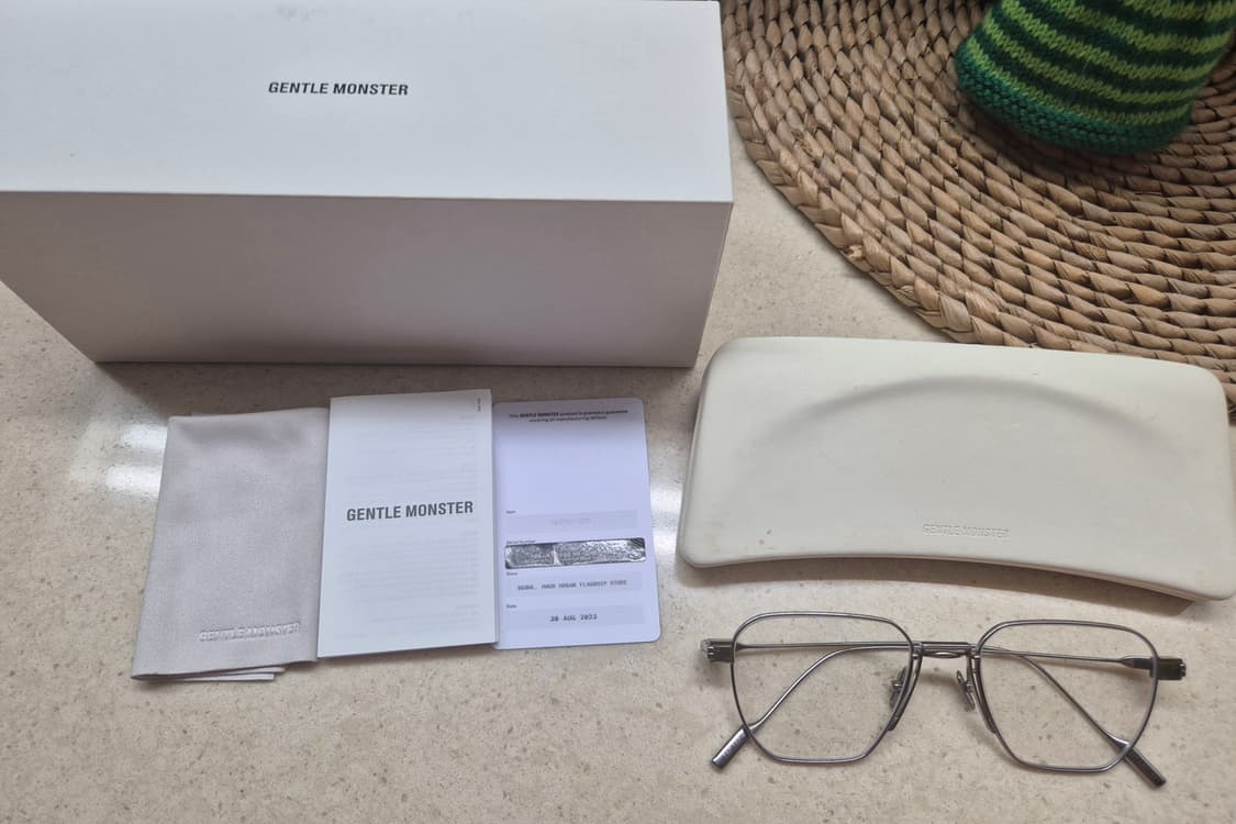(F)젠틀몬스터 탭탭 KC3 티타늄 안경 상품이미지3