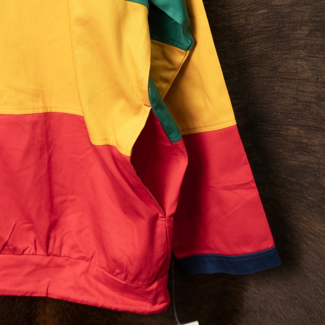 [105] 80s~ Herman Kay 컬러블럭 후디드 자켓 데드스탁  상품이미지3