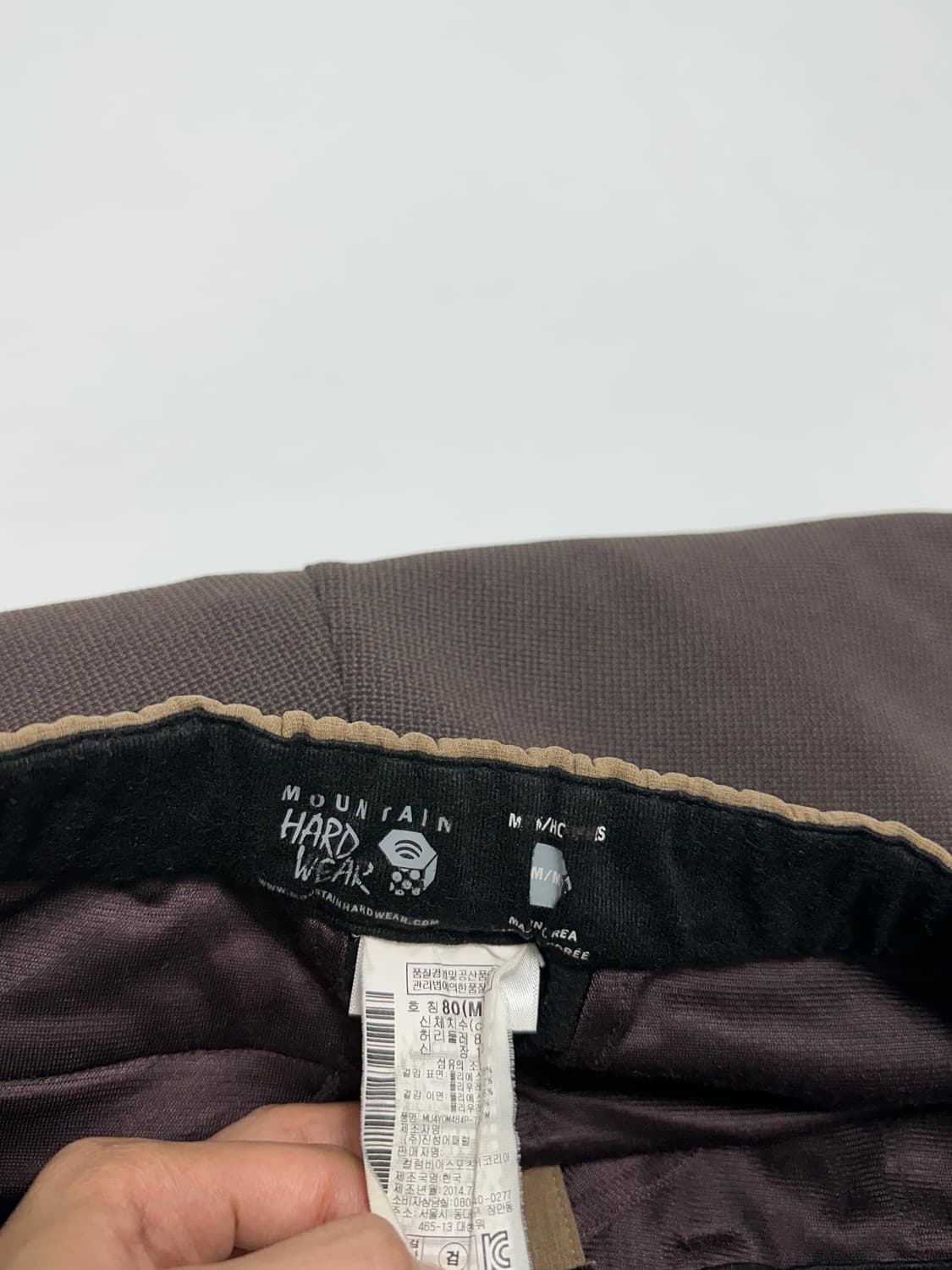 마운틴하드웨어 20주년 한정판 기모 등산바지 하이킹 팬츠 상품이미지8