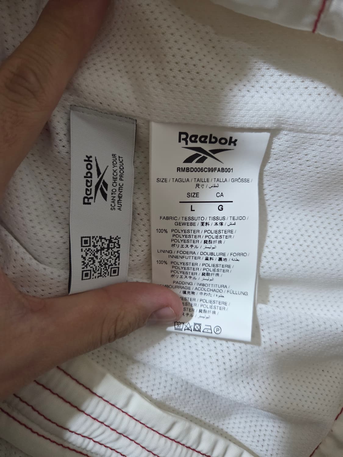 강혁 리복 콜라보 트랙 자켓 L사이즈 상품이미지4