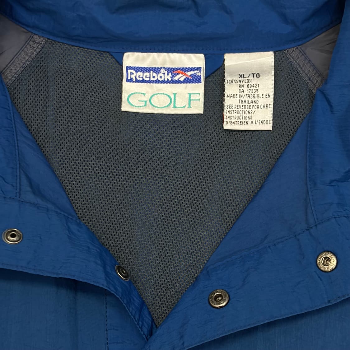 레어 90s 미국 빈티지 리복 골프 아노락 바람막이 윈드브레이커 풀오버 상품이미지7