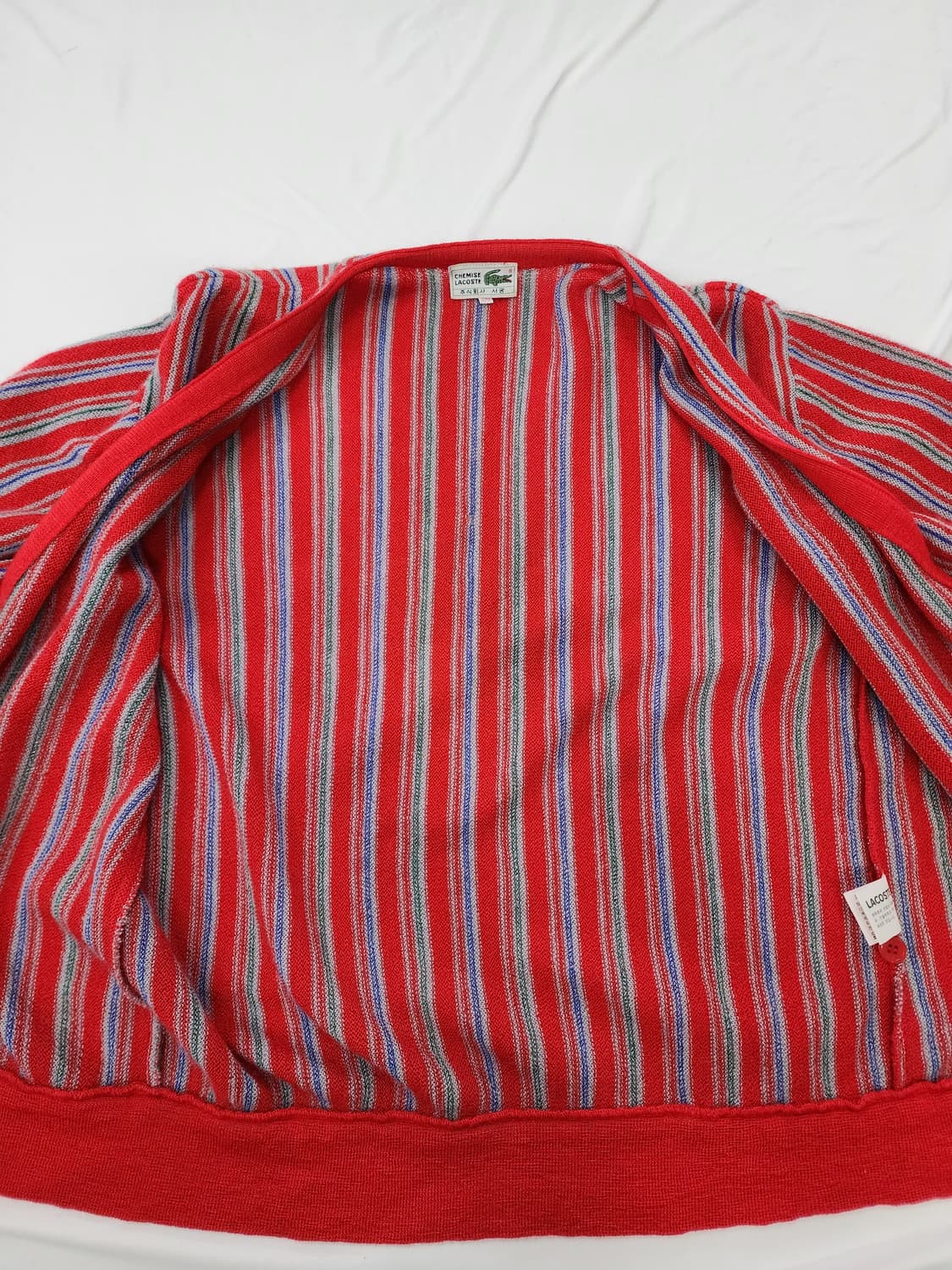 라코스테 서광 80s 빈티지 니트 가디건 상품이미지4