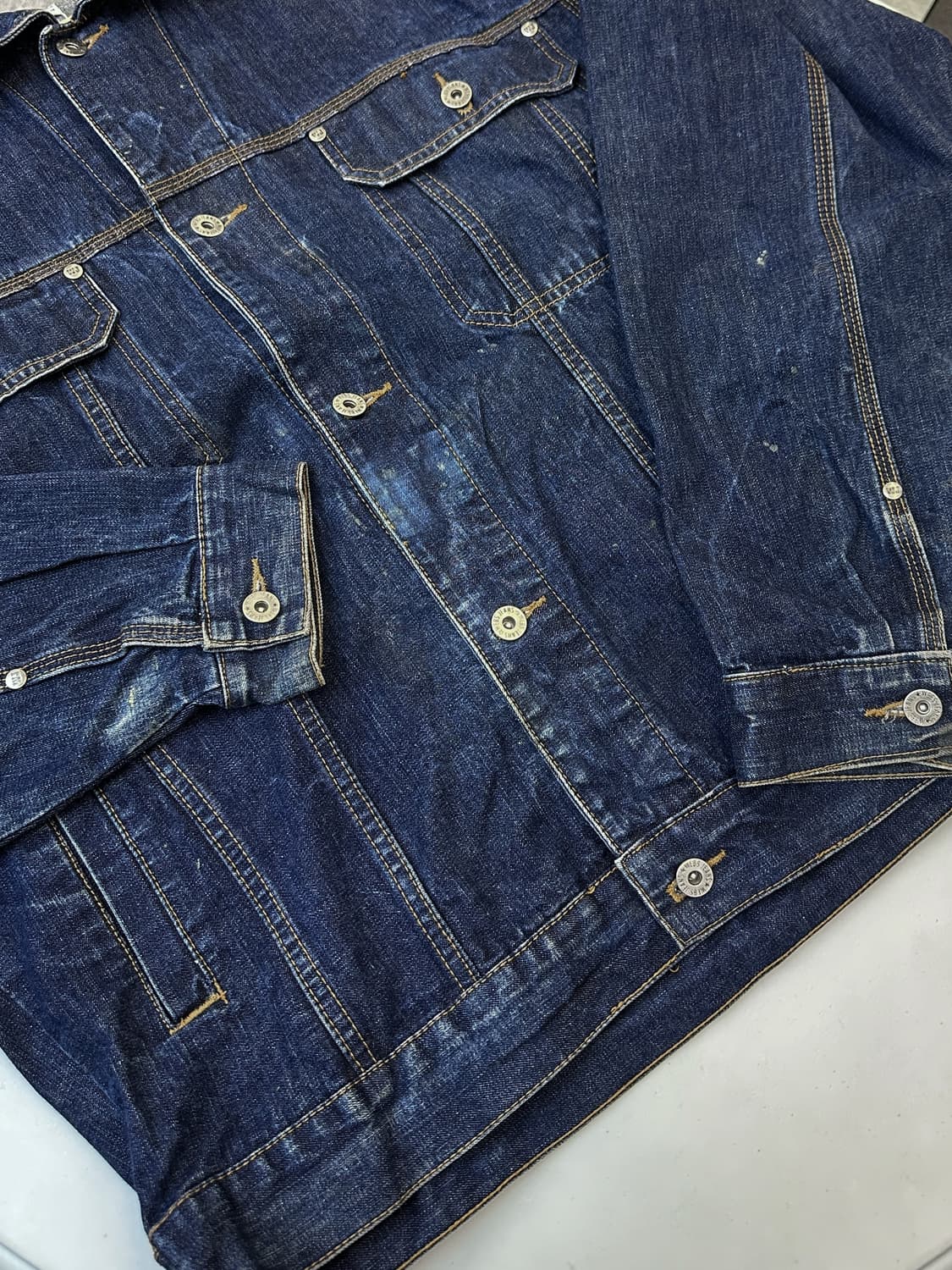 웹스 올드스쿨 힙합 데님 자켓 상품이미지3