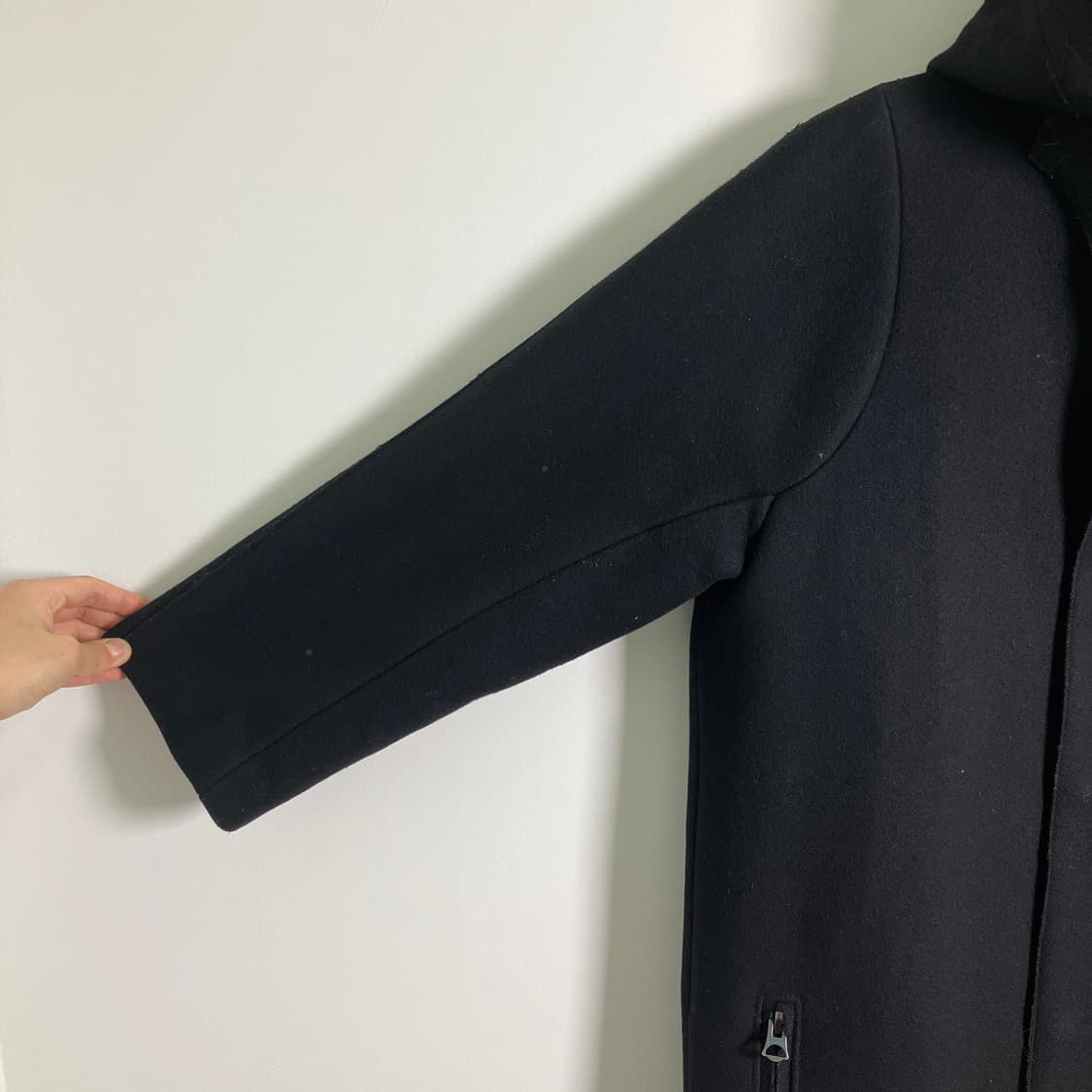 아크네 스튜디오 밀톤 울 패디드 후드 코트 48 상품이미지8