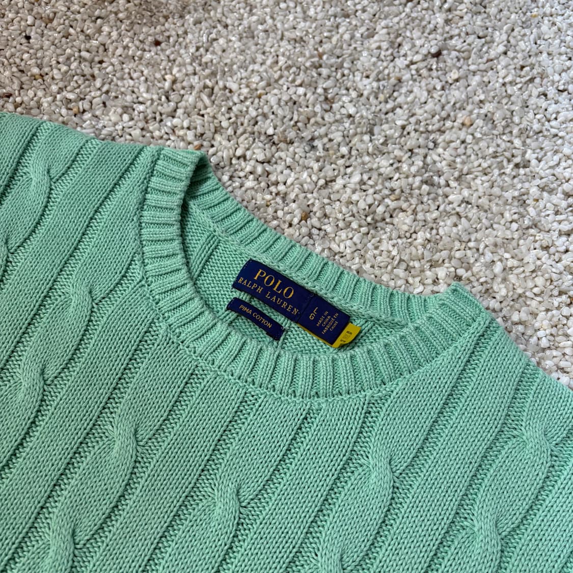 폴로 반팔 니트 상품이미지3