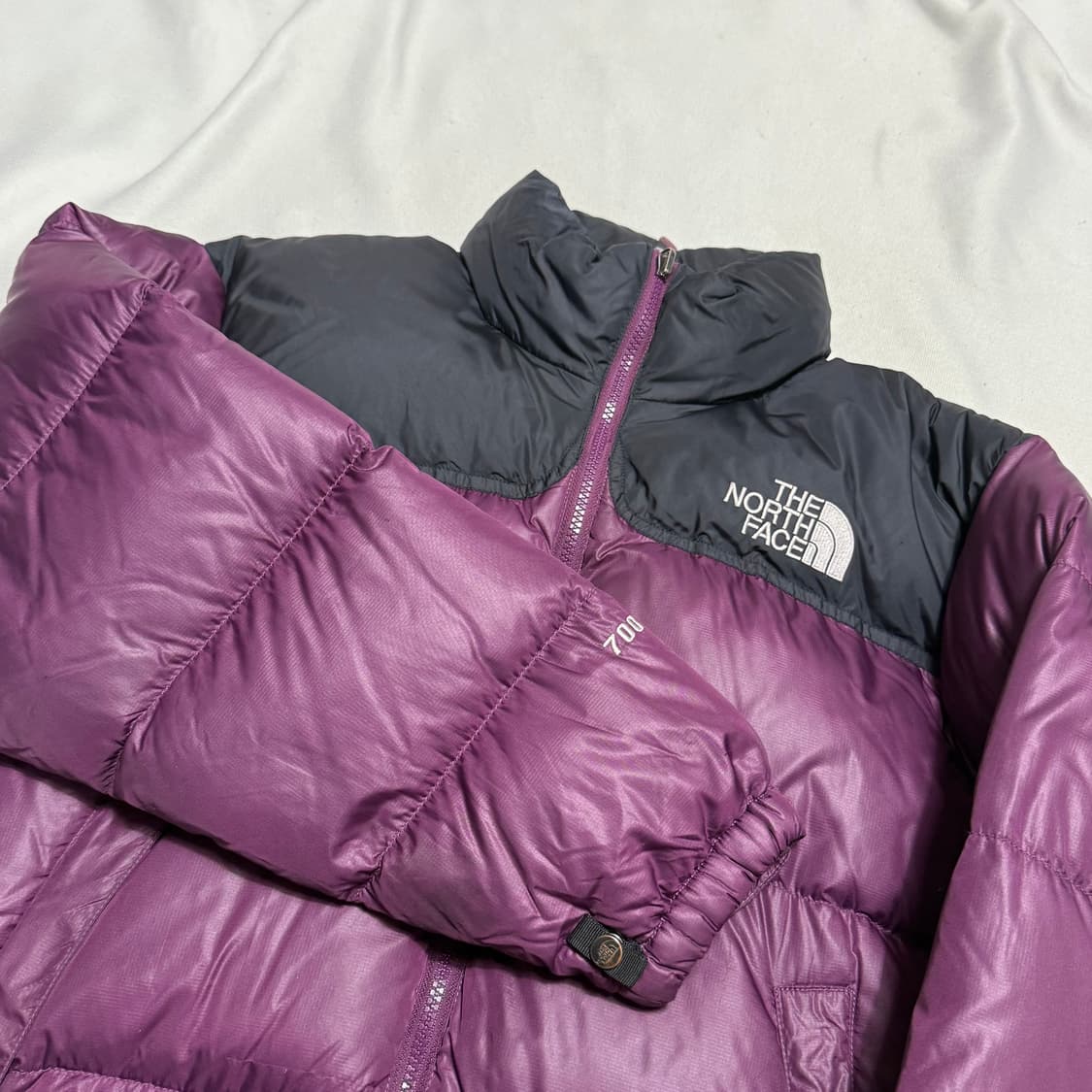 90 노스페이스 700 구스다운 퍼플 패딩 상품이미지1