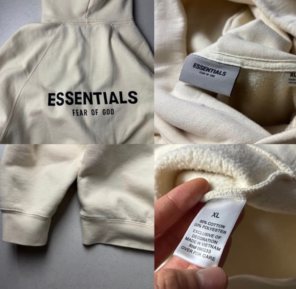 에센셜 후드 (남녀공용) 상품이미지1