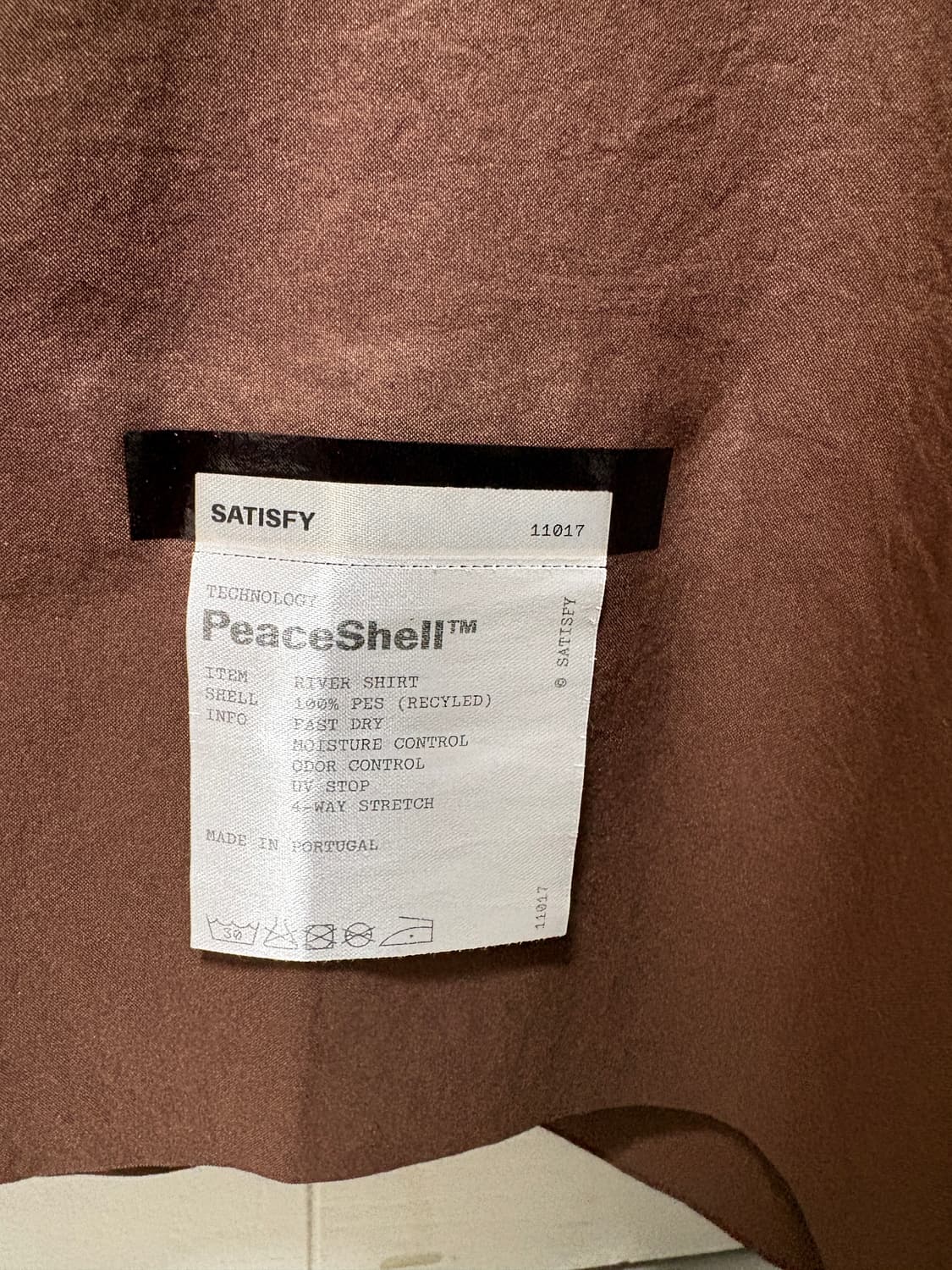 Satisfy River Shirt  Rocky Road L 상품이미지4