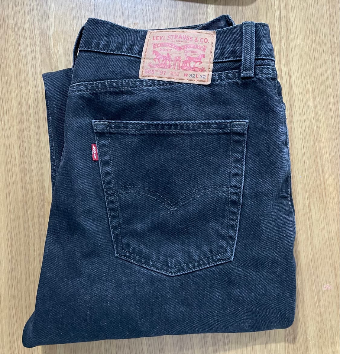 Levis 리바이스 565 97 블랙진 상품이미지1