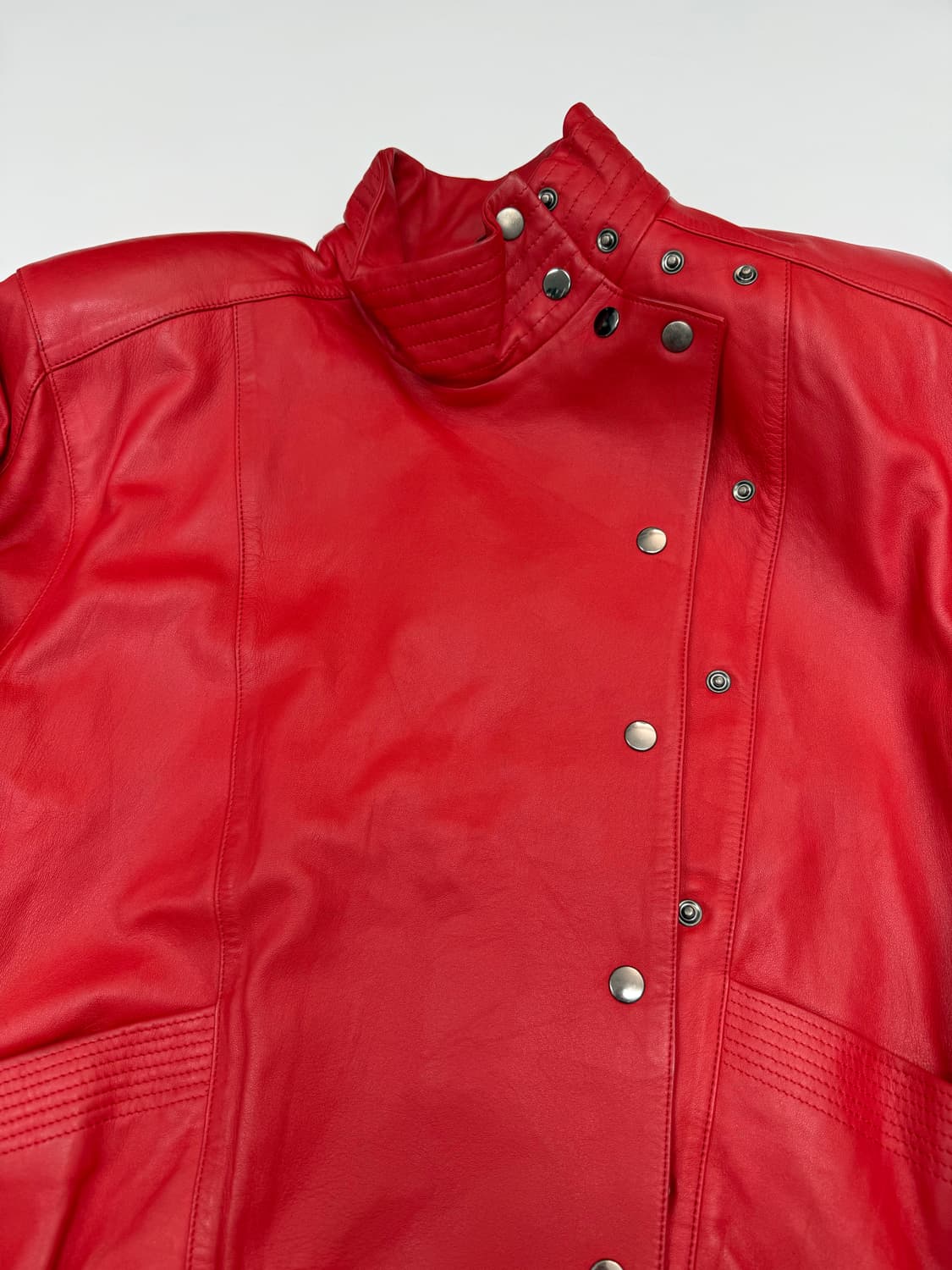 VTG LAMB SKIN LEATHER JACKET 상품이미지2