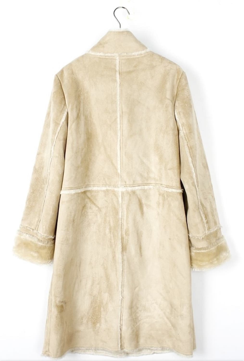 일본 빈티지 아이보리 롱무스탕 상품이미지3