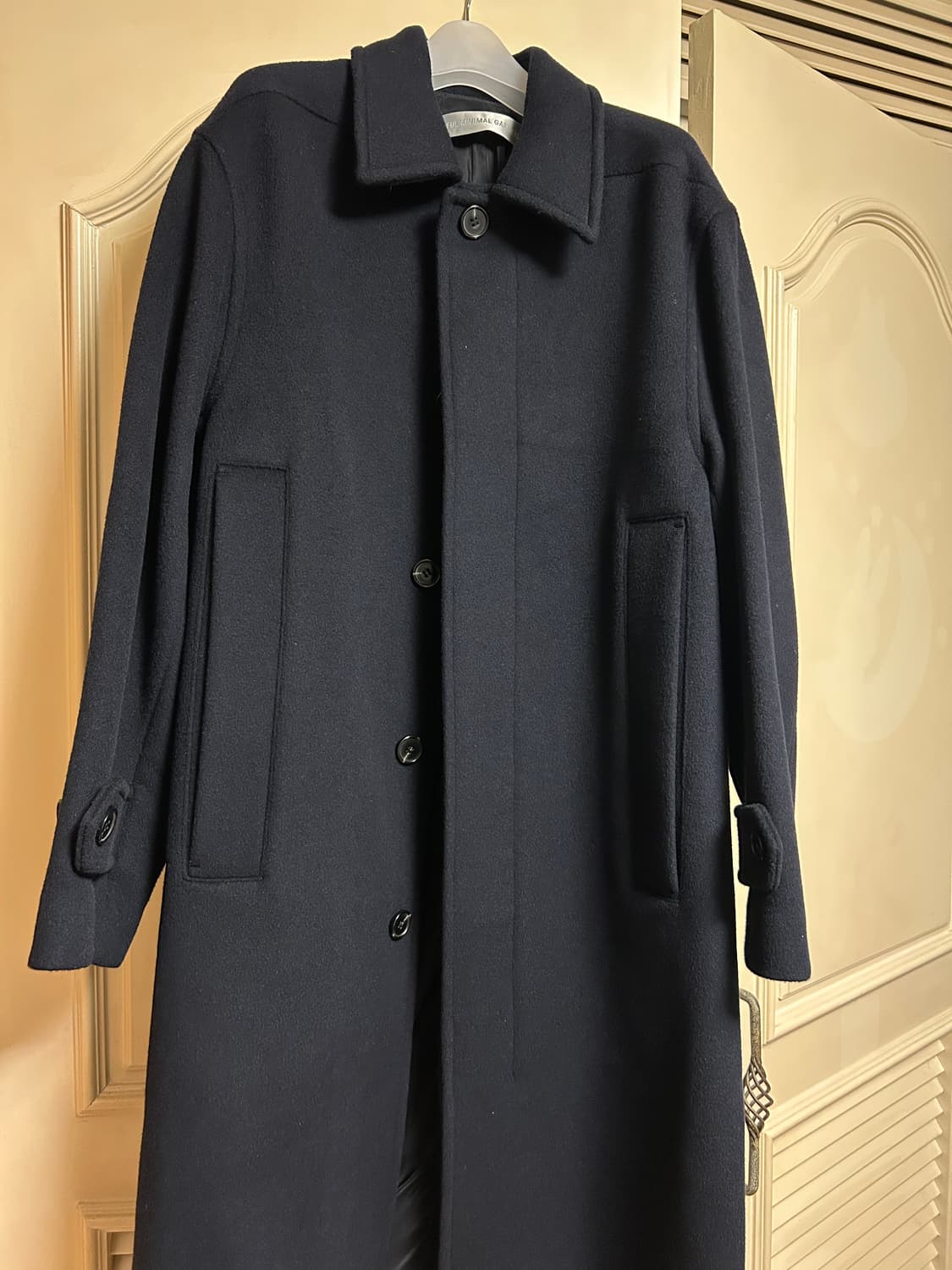 라이풀 발마칸 코트 네이비 S 상품이미지1