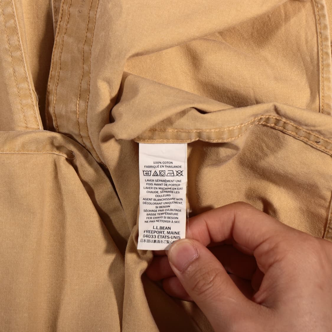 엘엘빈 코튼 워크셔츠 상품이미지5