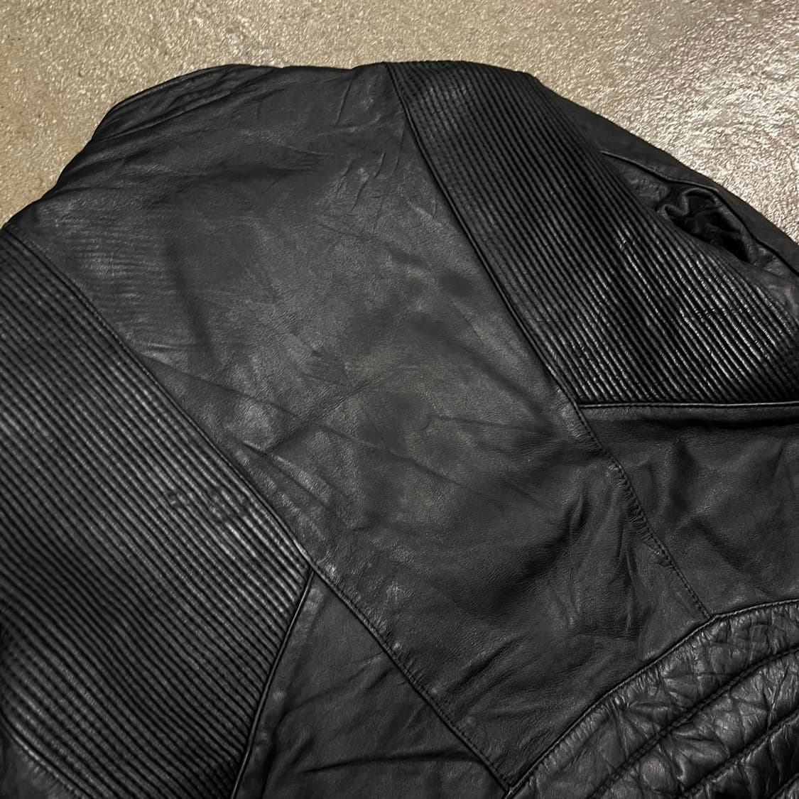 빈티지 퀼팅 패널 라이더 자켓 (105) 상품이미지6