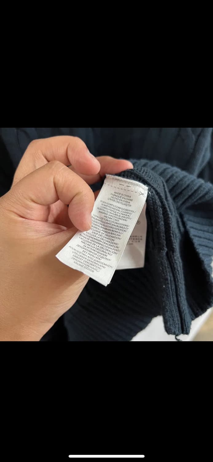 [정품/M] 폴로 랄프로렌 네이비 꽈배기 케이블 니트 상품이미지6