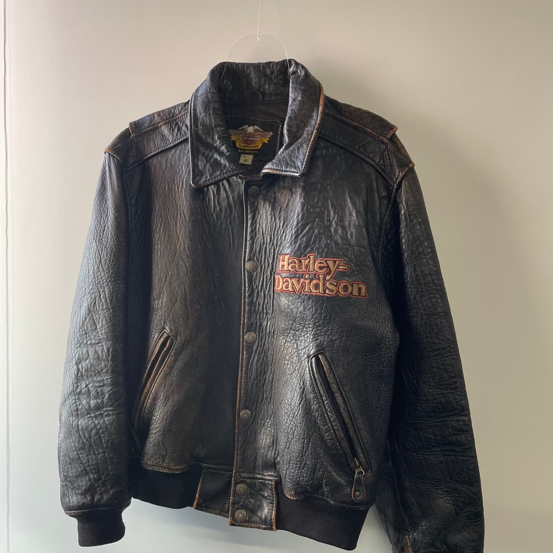 90s 할리데이비슨 가죽 A2자켓 상품이미지4