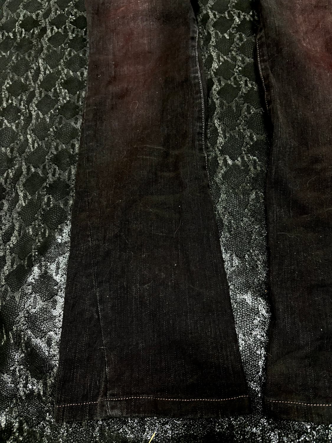 “TORNADO MART” 00’s Archive burgundy Cra 상품이미지2
