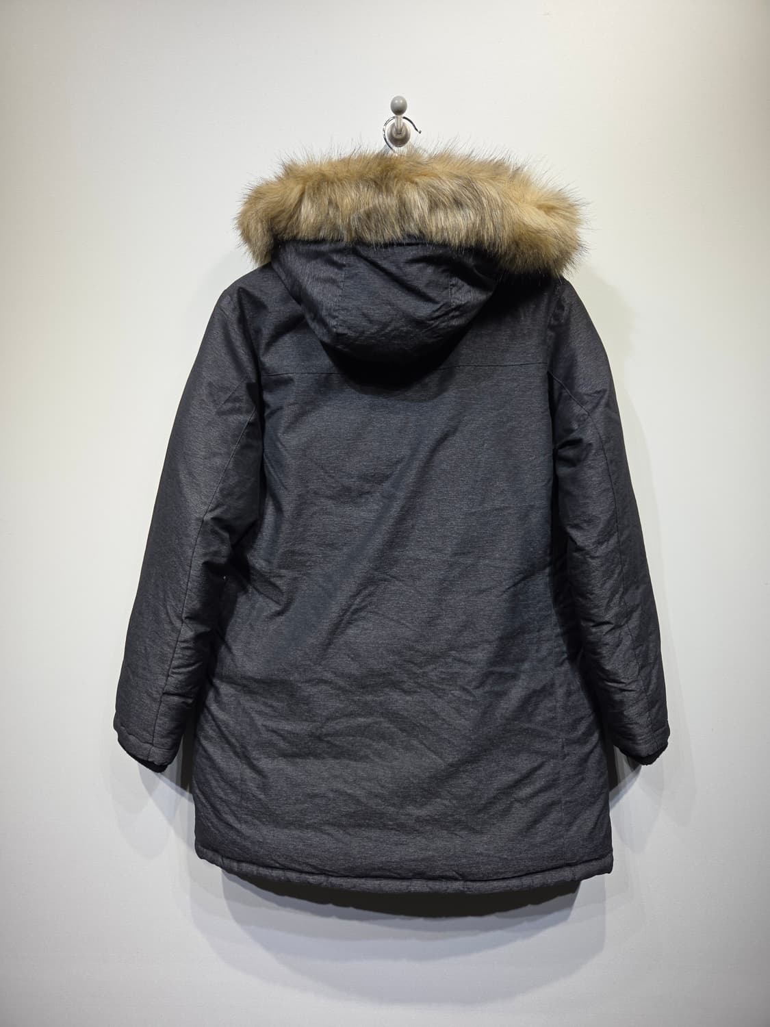 컬럼비아 옴니히트 차콜 덕다운 야상 패딩 상품이미지6