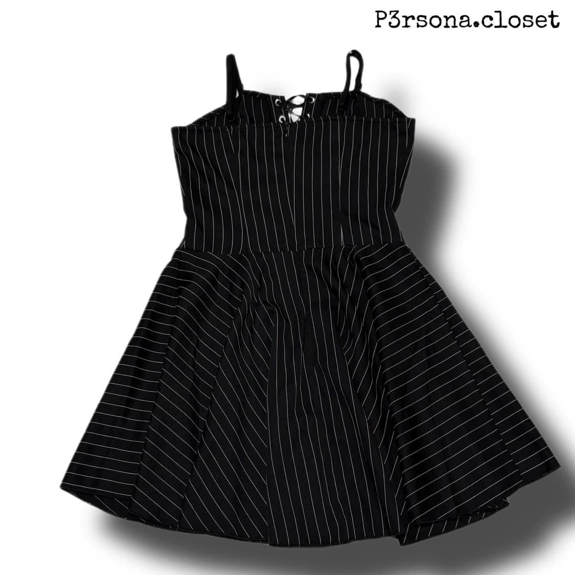 Stripe lace up one picec 상품이미지3
