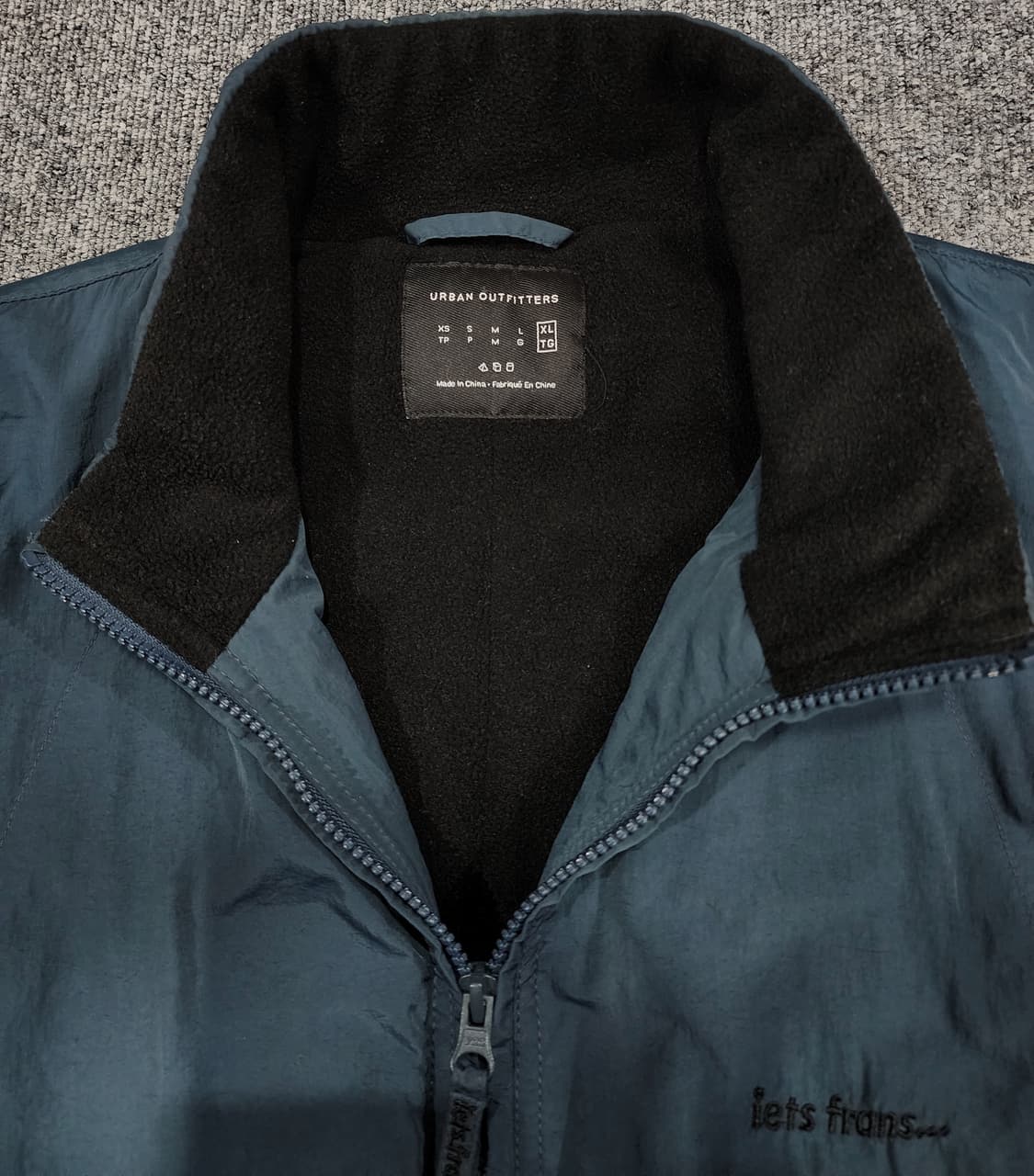 Urban Outfitters 투톤 기모 오버핏 집업 자켓 XL 상품이미지5