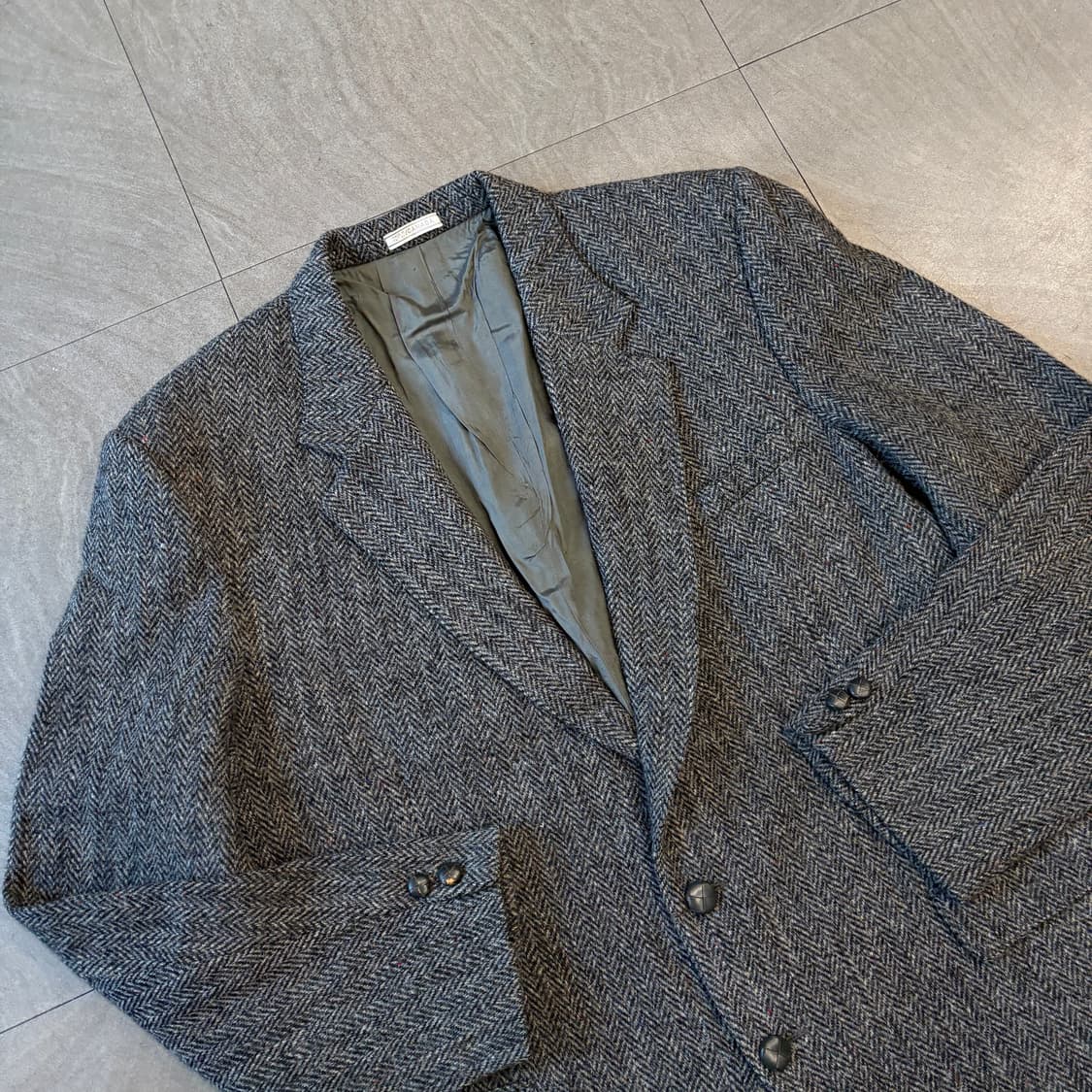 빈티지 해리스트위드  울 자켓 상품이미지2