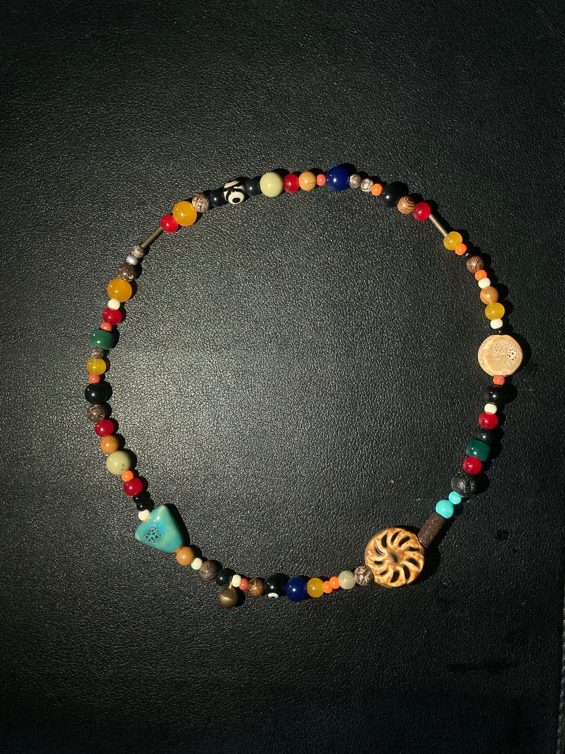 90s 빈티지 복각 데이먼 알반 비즈 목걸이 상품이미지1