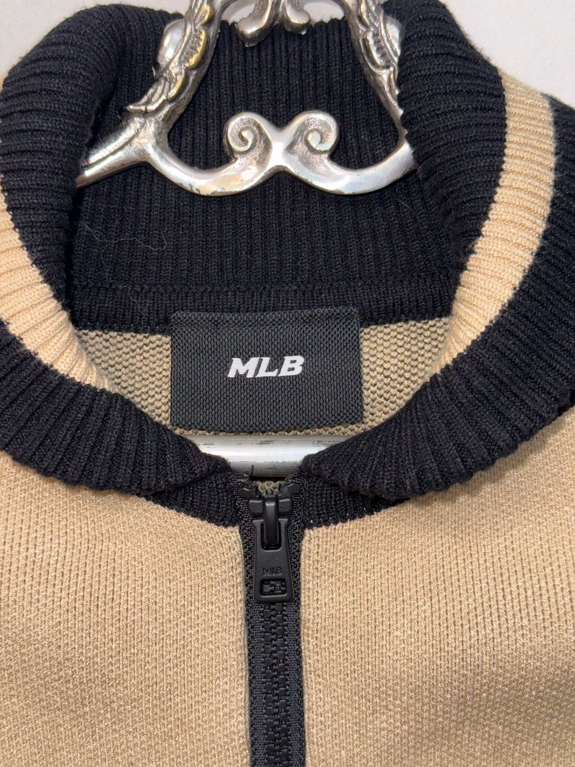 MLB varsity cardigan NY black 상품이미지4