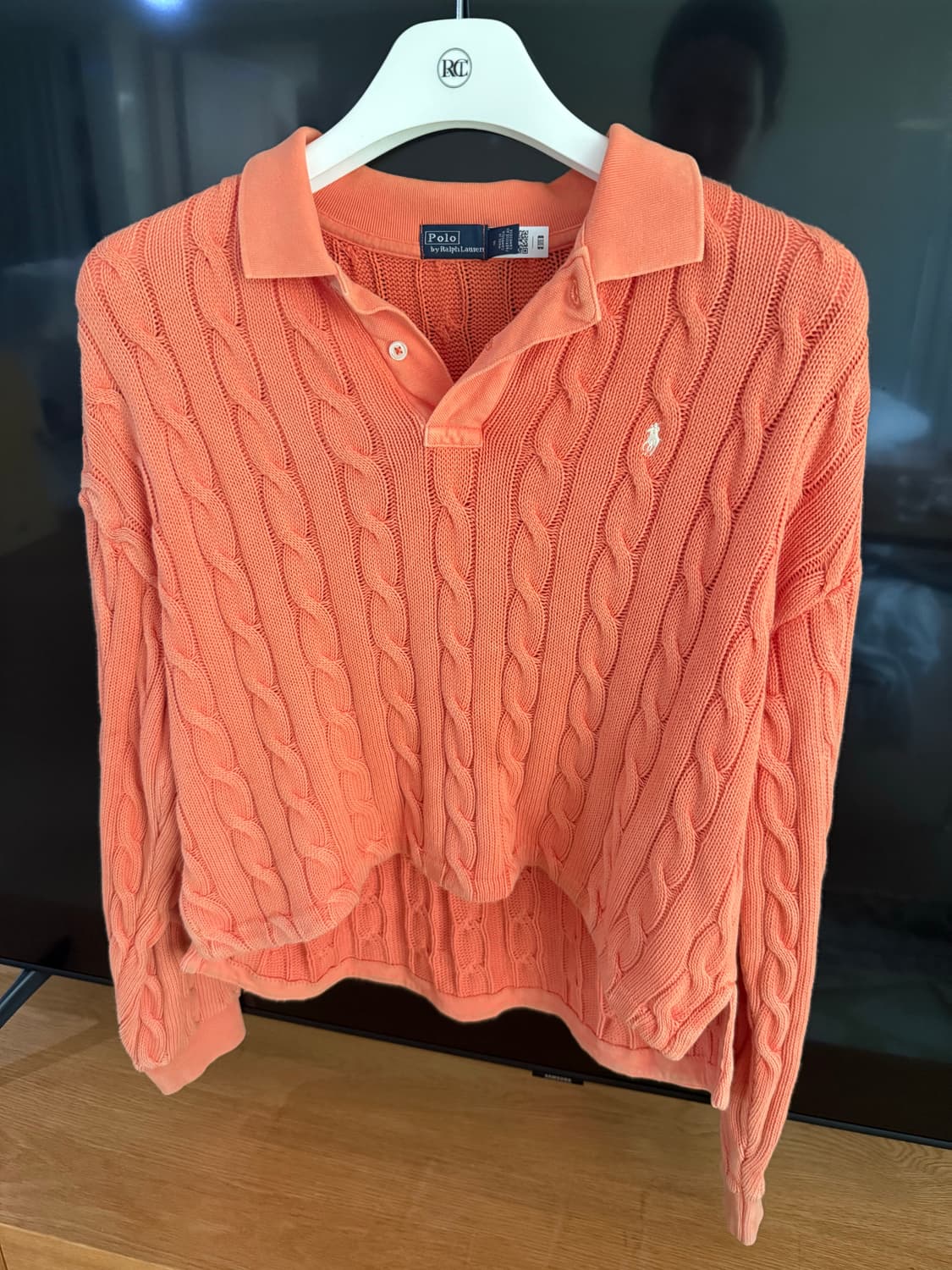 랄프로렌 여성 워싱 니트입니다. 상품이미지3