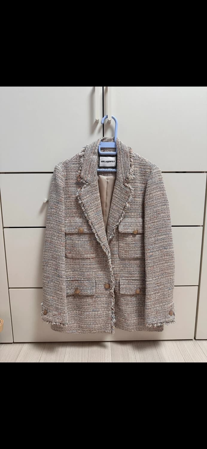 칼라거펠트 트위드 자켓 상품이미지1