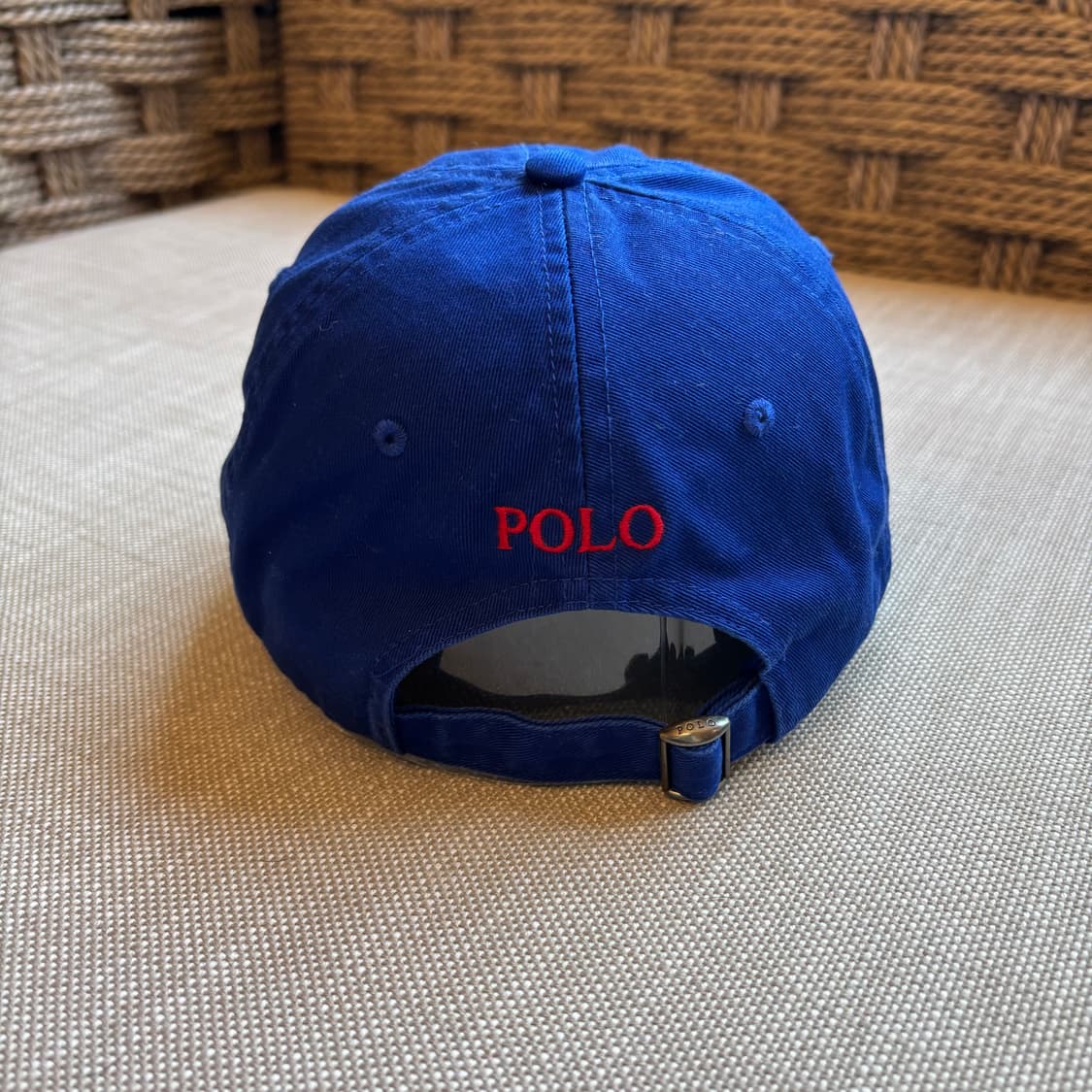 폴로랄프로렌 코튼 치노 베이스볼 캡 - 블루 (남녀공용) 상품이미지6