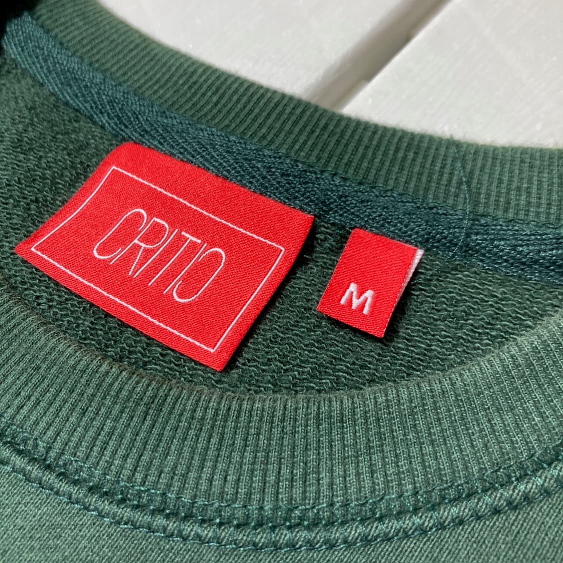 M]크리틱 자수 맨투맨 0289 상품이미지7