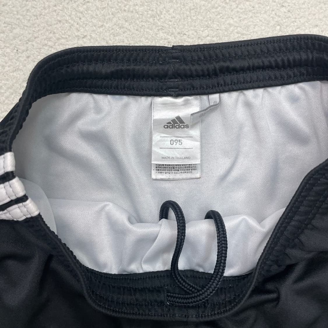 ADIDAS 백로고 트랙 쇼츠 블랙 95 상품이미지3