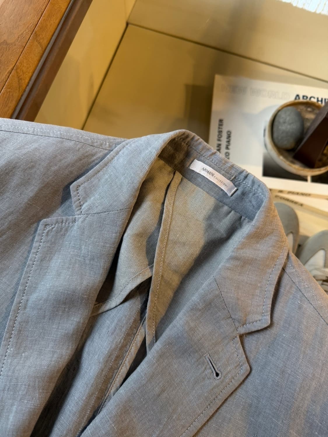 아르마니 꼴레지오니 리넨 자켓 100~103 상품이미지5