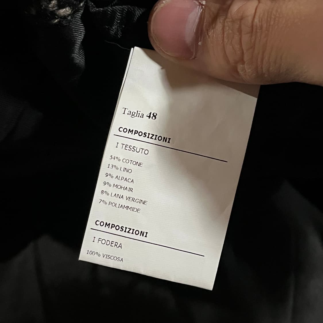 [103] 헤보 보카시 트위드 코트 상품이미지9
