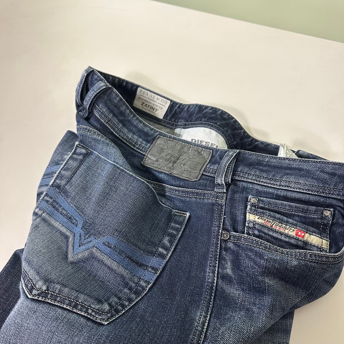 M 31 디젤인더스트리 진청워시드 ZATINY 자티니 데님팬츠 상품이미지1
