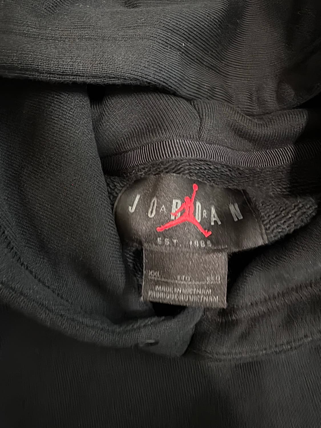 조던 x 트래비스 스캇 x 프라그먼트 후드 블랙 상품이미지3