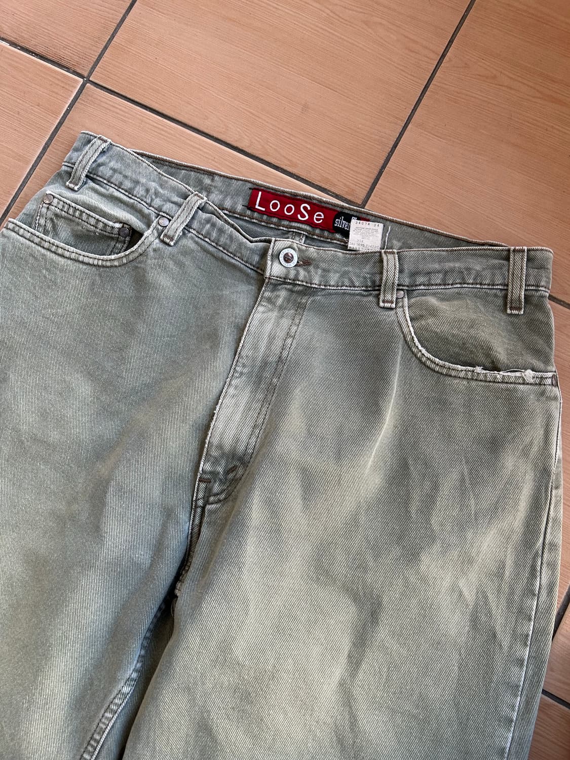 90‘s USA 리바이스 실버탭 루즈 36in 상품이미지3