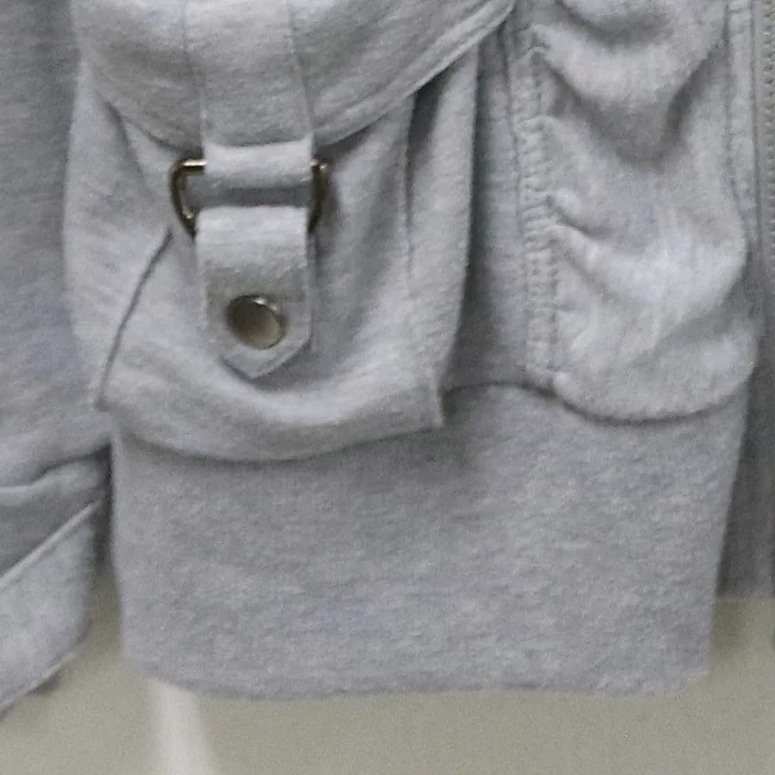 HEALTHY KAREN 셔링 후드 집업 63749 상품이미지6