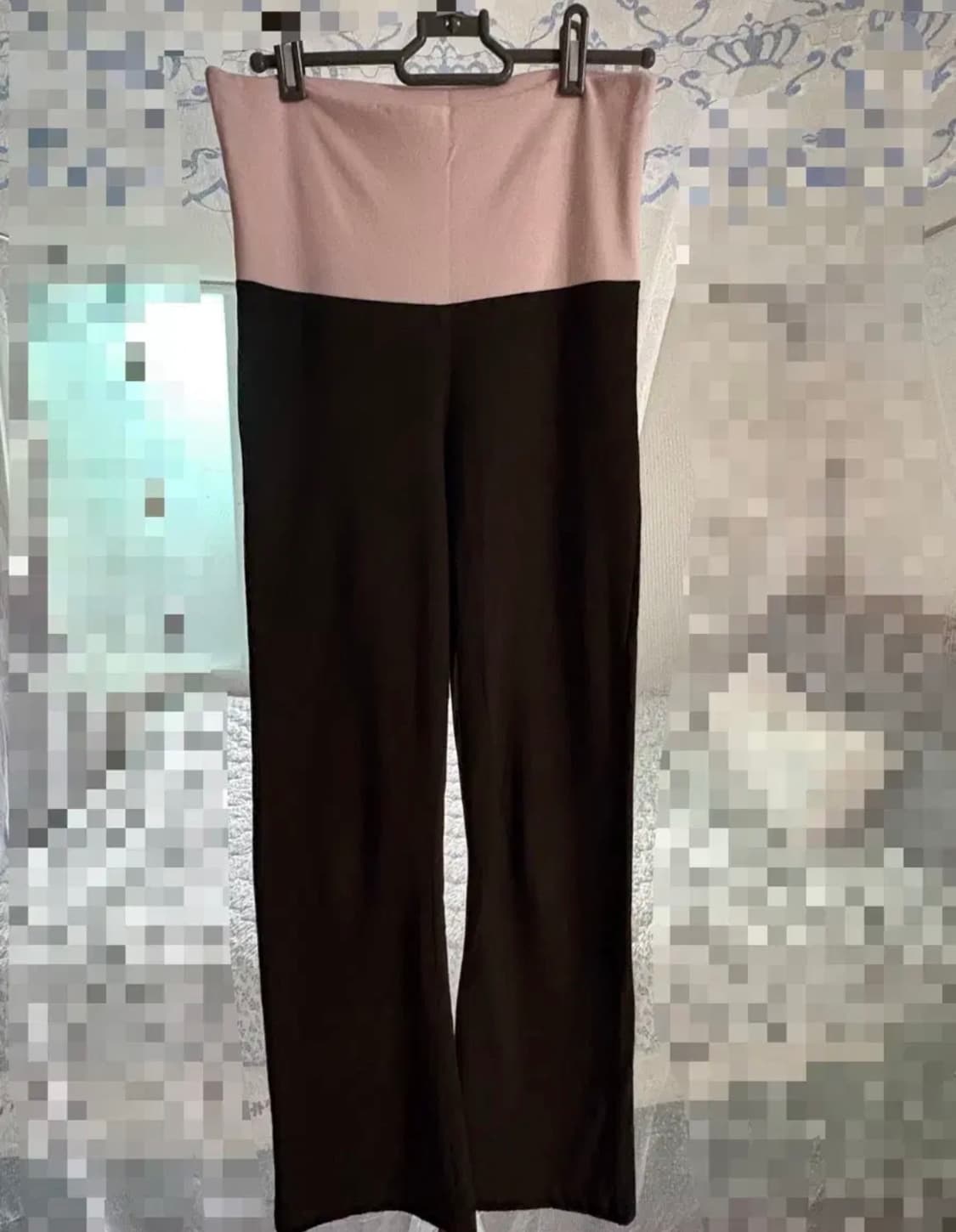 브랜디멜빌 브라운 핑크 폴드 요가팬츠  상품이미지1