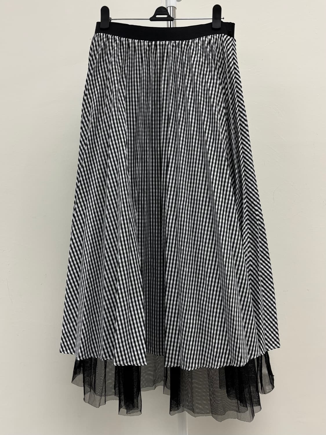 빈티지 리버시블 블랙 샤 스커트 상품이미지6