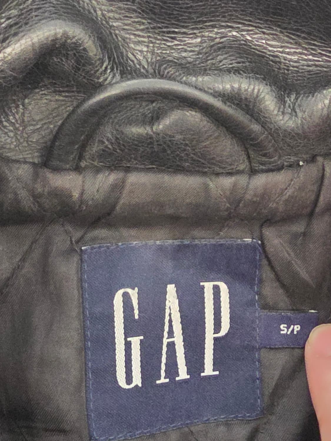 올드 갭 레더 풀업 자켓 상품이미지3