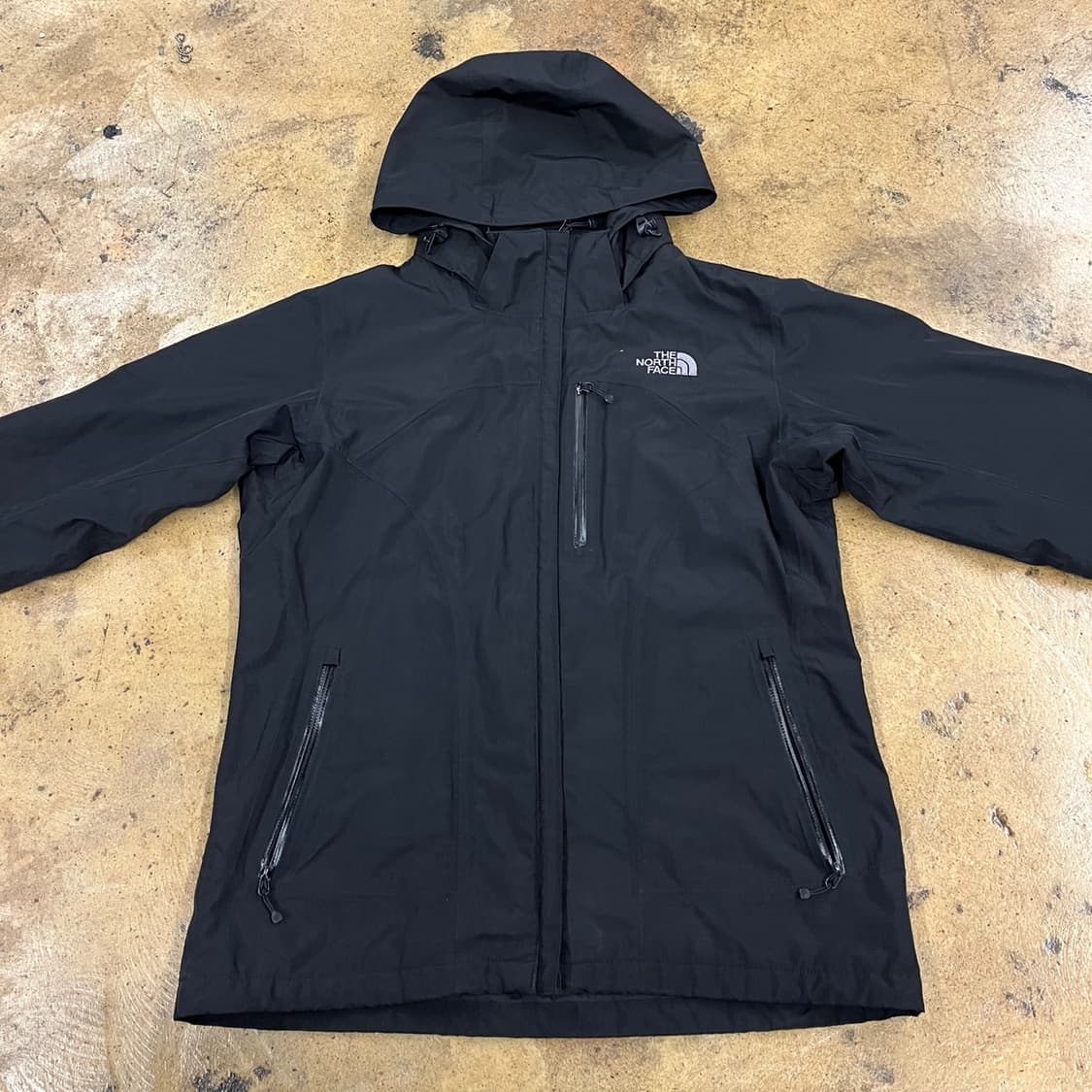 [정품/95] 노스페이스 블랙 바람막이 후드 자켓 b19 상품이미지3