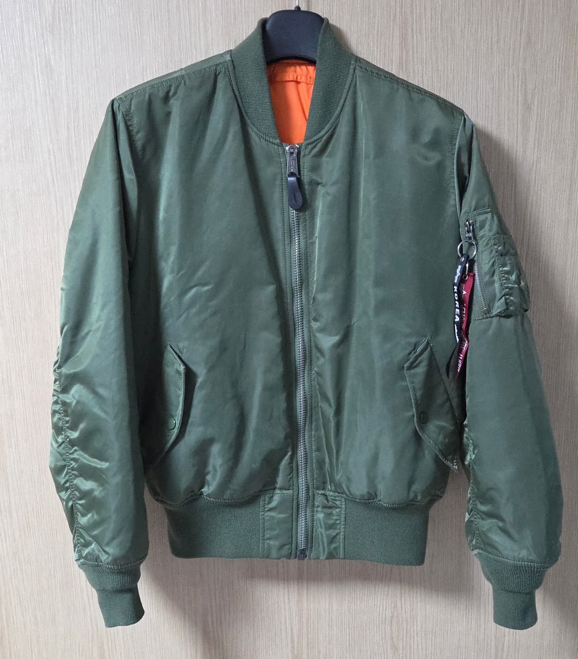 (착샷) 알파인더스트리 ma-1 세이지 마원 상품이미지1