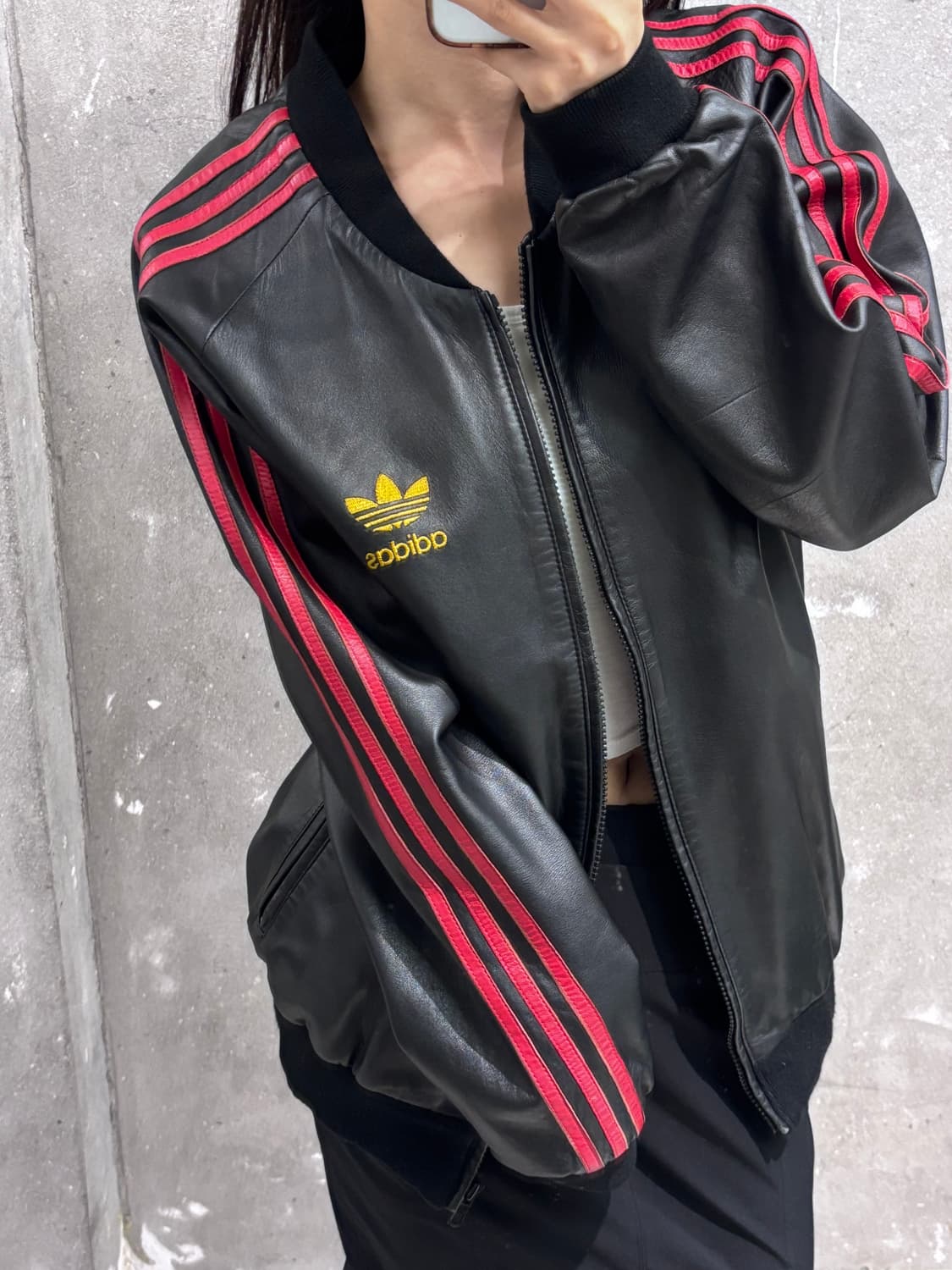 Adidas 아디다스 오리지널 2003‘s 파이어버드 레더 자켓 상품이미지1