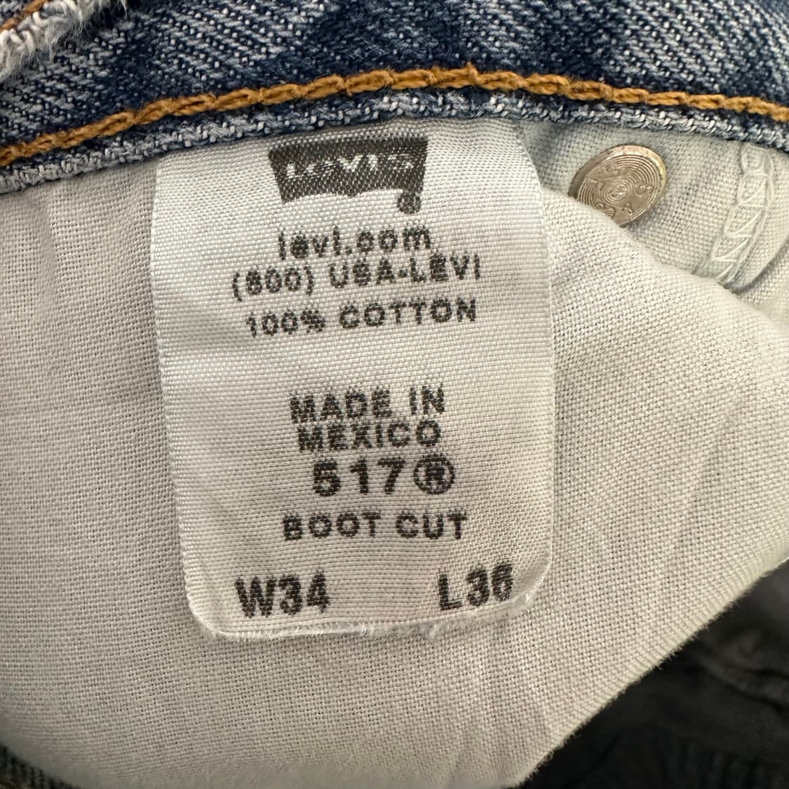 00‘s 리바이스 517 부츠컷 디스트로이드 상품이미지10