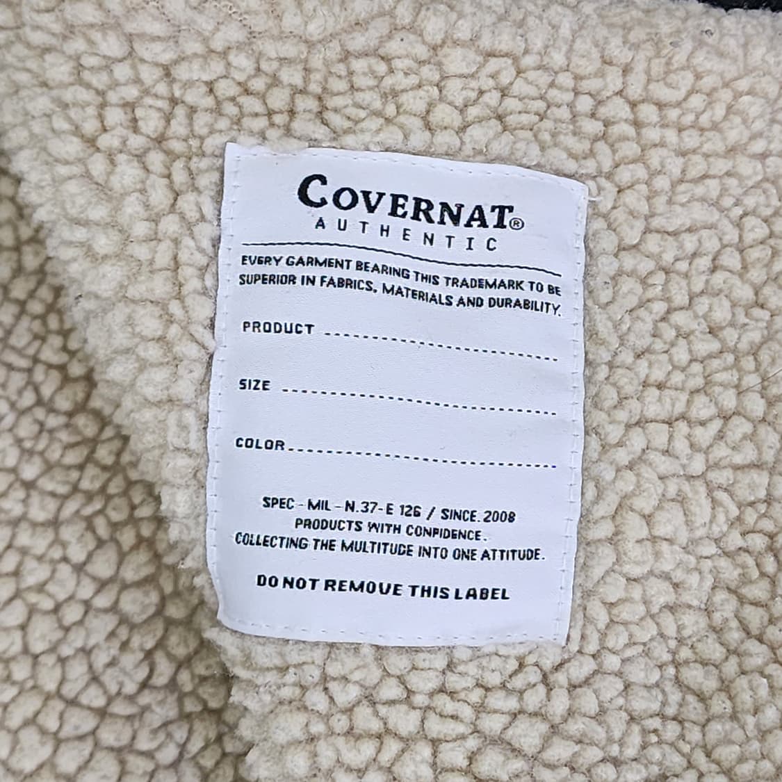 커버낫 로고 코치 자켓 상품이미지6