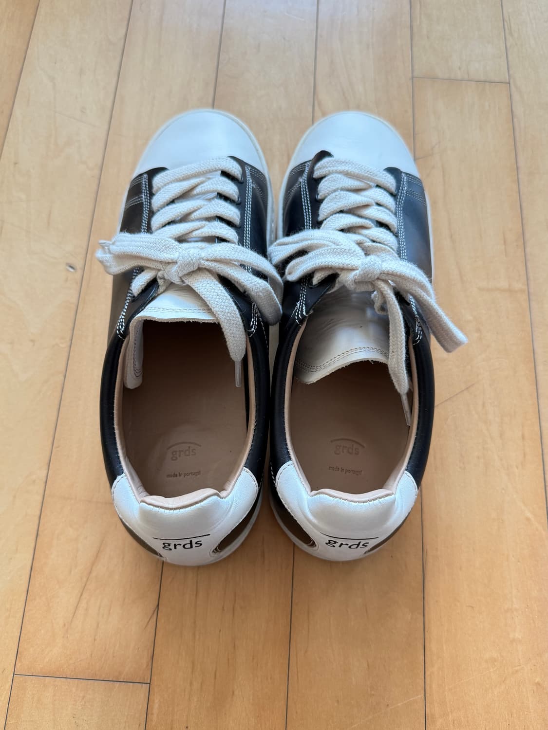 GRDS Blucher 12 leather 블랙&화이트 상품이미지2